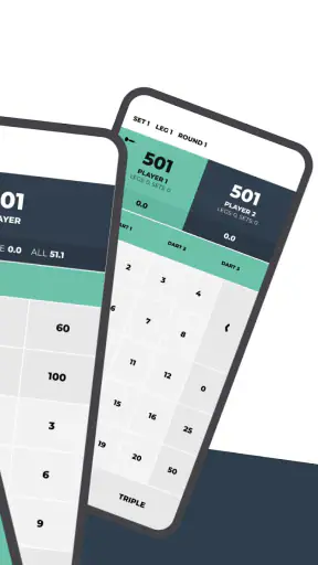 Darts Scorer 180 Scoreboard screenshot