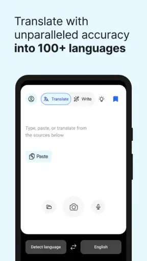 DeepL Oversett screenshot
