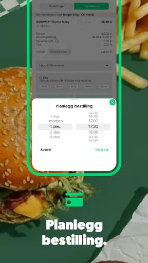 Delivia: Lokal matlevering screenshot