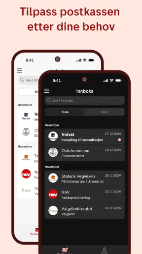 Digipost screenshot