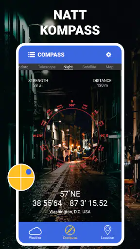 Digitalt kompass - GPS-kompass screenshot