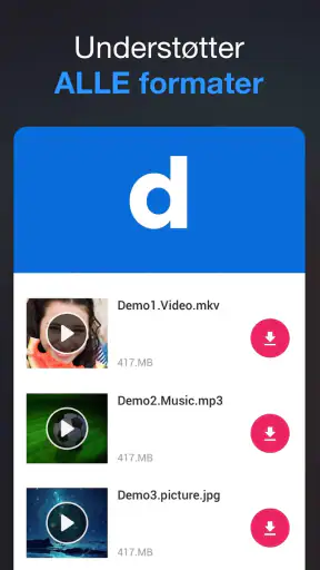 Downloader til alle videoer screenshot