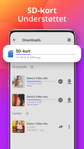 Downloadprogram screenshot