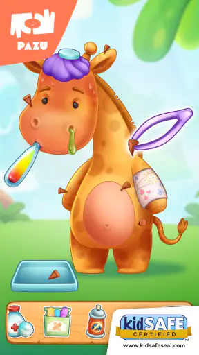 Dyrepleie spill for barn screenshot