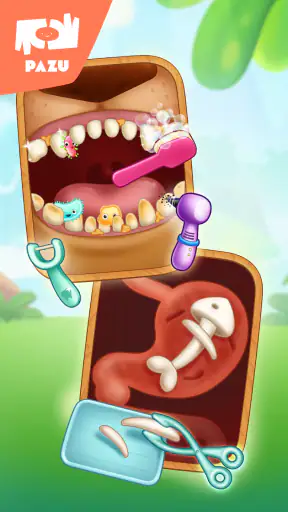 Dyrepleie spill for barn screenshot