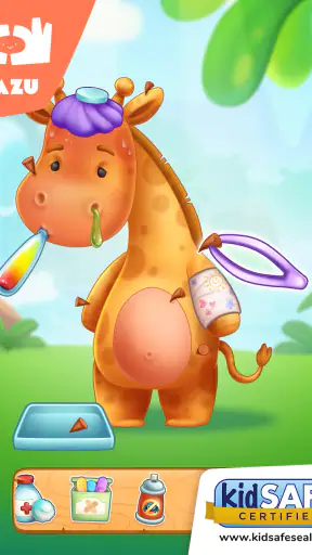 Dyrepleie spill for barn screenshot