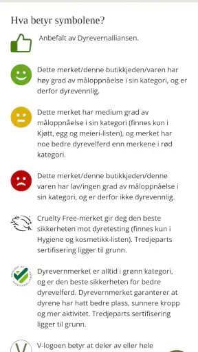 Dyrevennlig screenshot