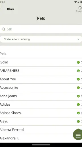Dyrevennlig screenshot