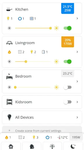 Eaton xComfort Bridge screenshot