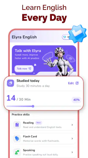 Elyra: AI English Coach screenshot