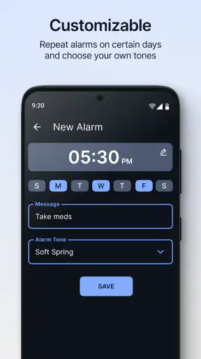 Enkel Vekkerklokke screenshot