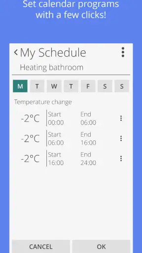 Ensto Heat Control App screenshot