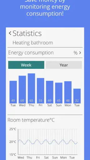 Ensto Heat Control App screenshot