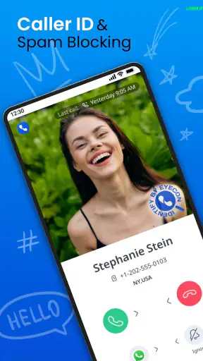 Eyecon: Blokker og identifiser screenshot