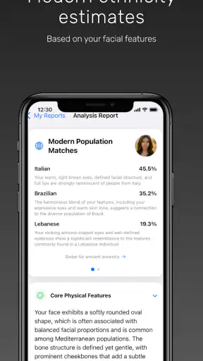 Face DNA: AI Ethnicity Test screenshot