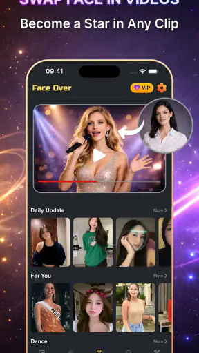 Face Over: AI Face Swap Video screenshot