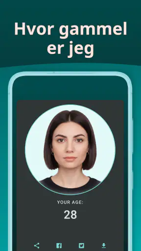 FaceAge Hvor gammel ser jeg ut screenshot