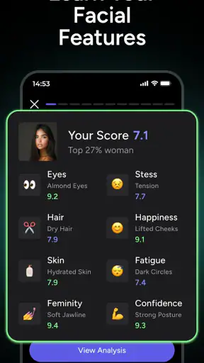 FaceIQ - AI Face Analyzer screenshot