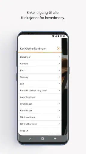 Fana Sparebank Mobilbank screenshot