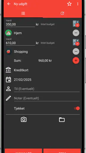 Fast Budget - Udgiftschef screenshot