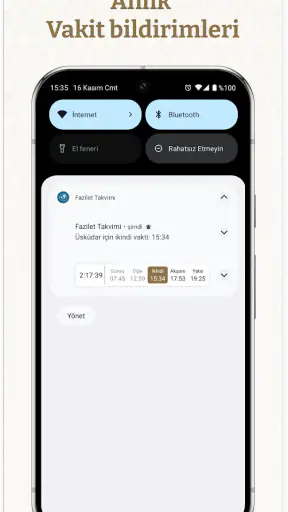 Fazilet Takvimi: İmsakiye screenshot