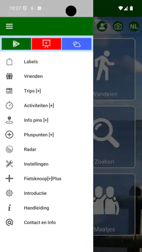Fietsknoop fietsen en wandelen screenshot