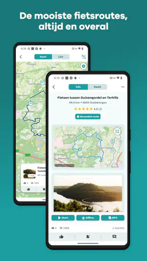 Fietsknooppunt screenshot