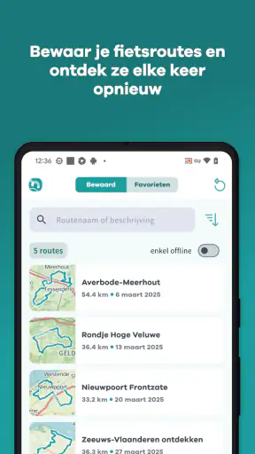 Fietsknooppunt screenshot