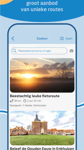 Fietsnetwerk Fietsroutes screenshot