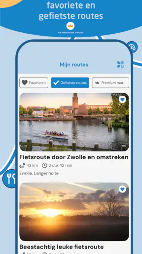 Fietsnetwerk Fietsroutes screenshot