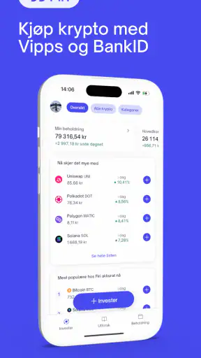 Firi - Kjøp Bitcoin & Ethereum screenshot
