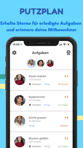 Flatify - Putzplan und WG-App screenshot