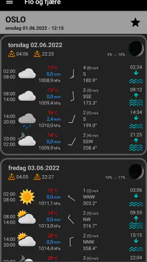 Flo og fjære screenshot