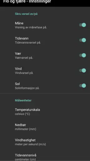 Flo og fjære screenshot