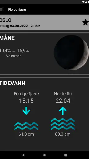 Flo og fjære screenshot