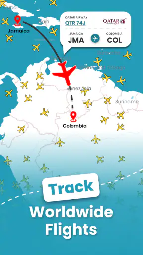 Flymat: Live Flight Tracker screenshot