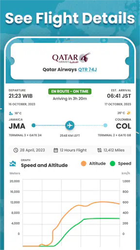 Flymat: Live Flight Tracker screenshot