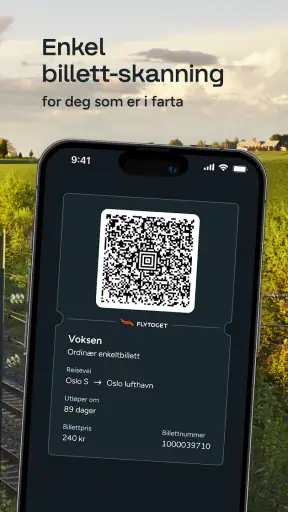 Flytoget screenshot