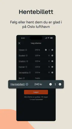 Flytoget screenshot