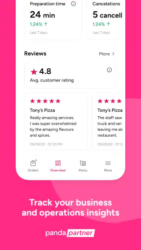 foodpanda partner screenshot