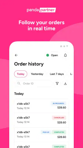 foodpanda partner screenshot