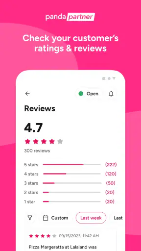 foodpanda partner screenshot
