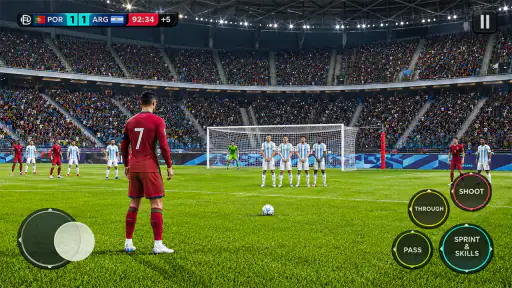 Fotball Cup 2026-kamp screenshot