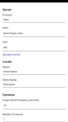 Frigate Viewer screenshot