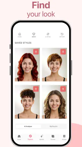 Frisyre app screenshot