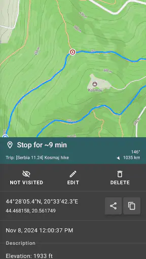 Geo Tracker - GPS tracker screenshot