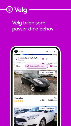 Getaround - leiebil screenshot