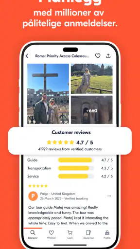 GetYourGuide: Tur & Billetter screenshot