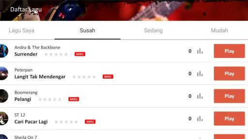 Gitar Band Hero screenshot
