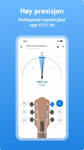 Gitar Tuner - LikeTones screenshot
